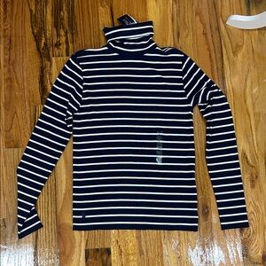 Ralph Lauren Navy and White Striped Polo